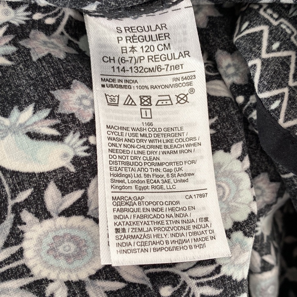 Girls Long Sleeve Gap Dress - Picture 6 of 6